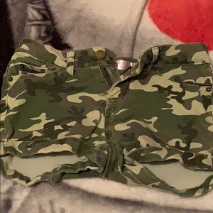 Camouflage shorts